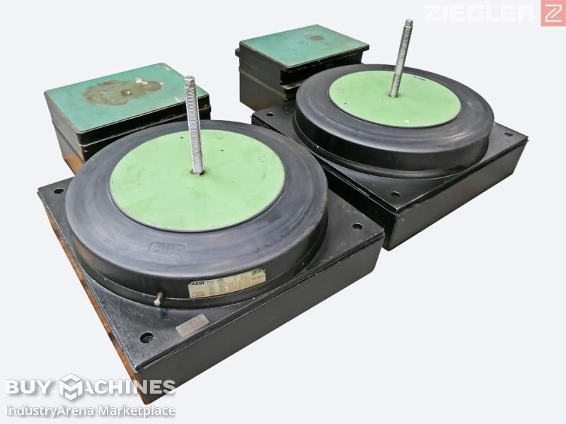 2x Bilz FAEBI 430 + 2x Keilschuhe - Gummiluftfedern / Maschinenfüße