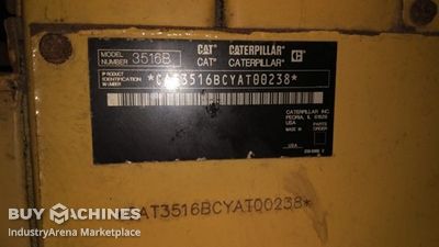 1 - Caterpillar 3516B 2000kVA Generator