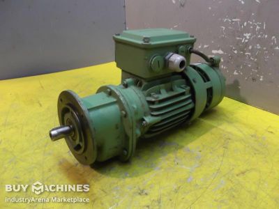 Getriebemotor 0,18 kW 128 U/min Bauer G062-20/DK64-163L