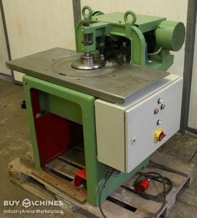 Lid folding machine for metal buckets Babkop Ø 210