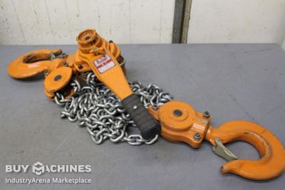 Hebel-Kettenzug 9 to (9000 kg) Hadef Ratschzug Fig 53/07 (1,5m)