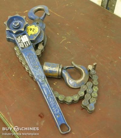 Lever chain hoist 1.5 to Yale Kettenlänge 1 m