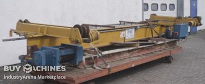 bridge crane 1.6 ton double Demag Stahl Spannweite 6,4 m