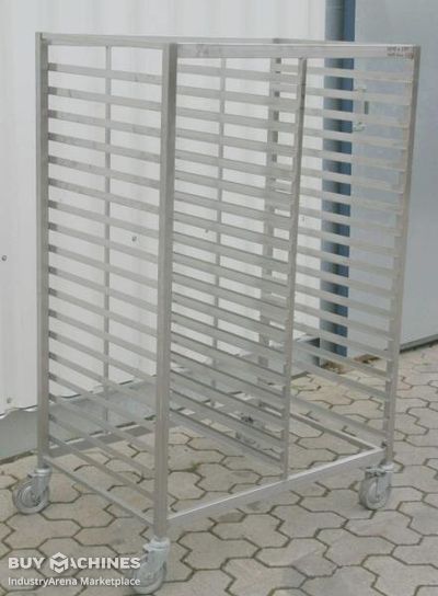Etagenwagen aus Edelstahl Edelstahl 1010/690/H1600 mm