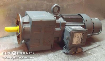 Gear motor 0.55 kW 133 rpm BAUER BG20-37