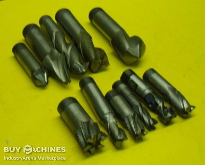 End mill 11 pieces Stahl Verschiedene Durchmesser