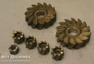 Shell end mill 7 pieces Gerfa Verschiedene Durchmesser