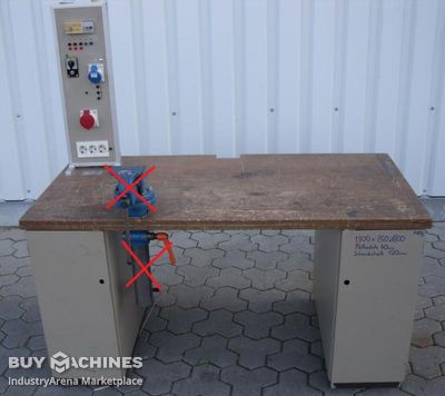 Werkbank Stahl 1500/750/800