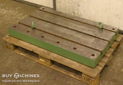 Aufspannplatte mit T Nuten Stahl 1100/650/H100 mm