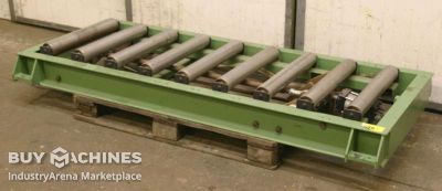 Rollenbahn 2,0 m mit Hubeinrichtung unbekannt Rollenbreite 585 mm