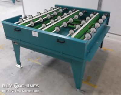 Transfer station roller conveyor Grenzebach WRS