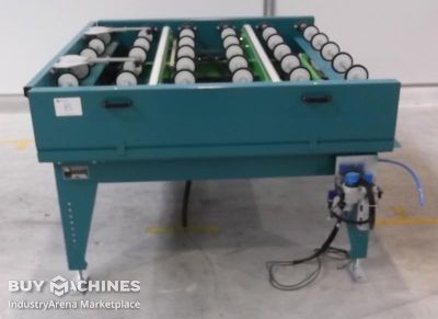 Transfer station roller conveyor Grenzebach WRS