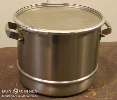 Stainless steel pot Edelstahl Typ Ø 375/H300 mm