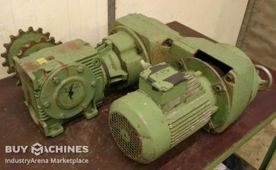 adjustable geared motor 3 kW 8-48 rpm Flender C61-V220-A100LP74