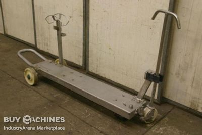 Transport trolley Edelstahl für eine Pumpe