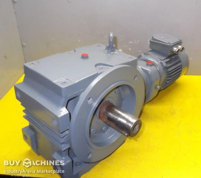 Gear motor 0.12/0.25 kW 0.8/1.6 rpm SEW Eurodrive B3 Winkel
