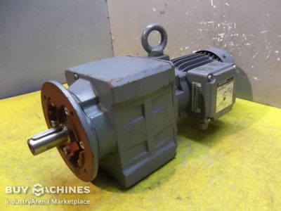 Gear motor 0.37 kW 87 rpm BAUER BG20-37/D07LA4