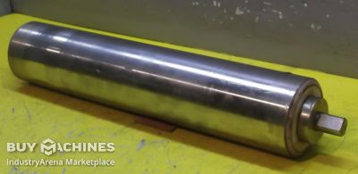 Förderbandrollen Transportrollen Edelstahl Ø 87 x 430 mm