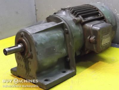 Gear motor 0.55/0.9 kW 127/254 rpm Bauer DP1841/146kX