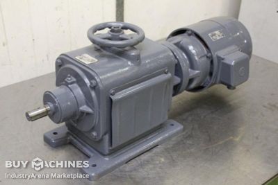 adjustable gear motor 1.1 kW 370-1500 rpm Gasti DCF14