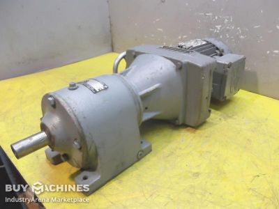 adjustable gear motor 0.37 kW 43-215 rpm SEW Eurodrive R40 / DF12DT71D-4