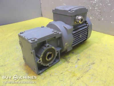 Gear motor 0.25 kW 91 rpm SEW Eurodrive R17DR63LA/TF