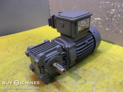 Gear motor 0.25 kW 65/78 rpm Bauer BS04-71V/D06LA4-TOF-ST/AM