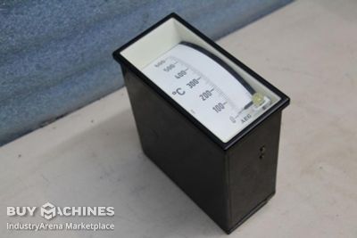 Panel meter analog AEG Temperatur Meßgerät 0-600°C