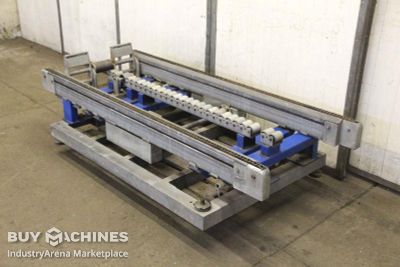 Chain conveyor with load cell Stahl für EURO Paletten