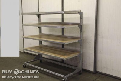 Shelf trolleys Alu 1700/760/H1780 mm
