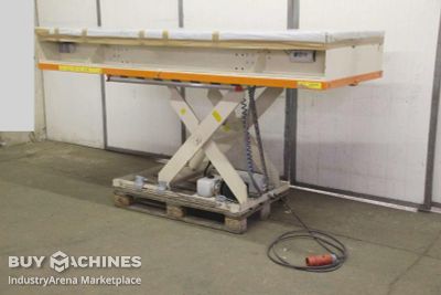 Scissor lift table 700 kg Gruse mit Rollenbahn
