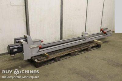 Linear rails with servo drive BJM Verfahrweg 2430 mm