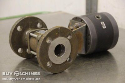Absperrschieber mit Ventilantrieb pneumatisch VEB MAW NW40/32 ND 40  LDA 309-1