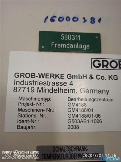 Machining Center - Horizontal GROB G500