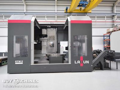 Lagun GTM-2 T-Type moving column milling machine with turning option