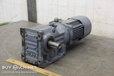 Gear motor 0.25 kW 19 rpm SEW-Eurodrive K37 DR63L4/BR/TF