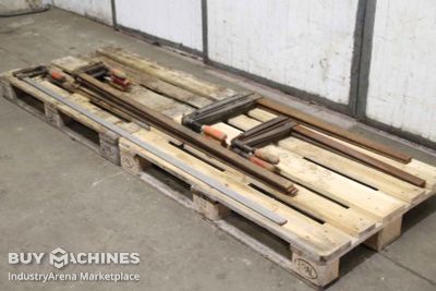 Screw clamps 9 pieces verschiedene Spannweite bis 2000 mm