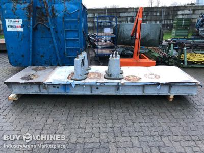 Richtplatte aus Guss: 4000 x 1200 x 300/40 mm