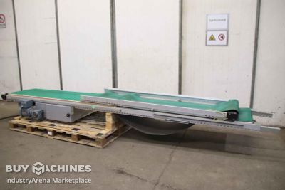 Conveyor belt frequency controlled Transnorm 1100  6000 x 600 mm