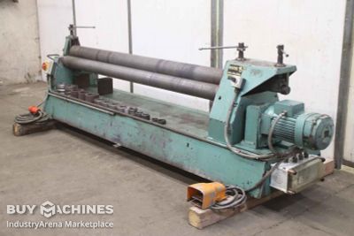 3-roll round bending machine 2000 x 4 mm Heisteel 2020/4