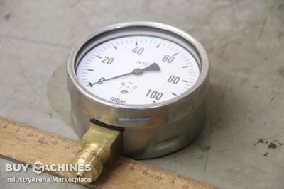 Manometer Wika 0 bis 100 mbar