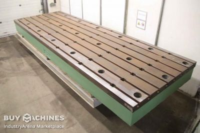 Clamping plate with T-slots Rübenach 6000/2000/H440 mm