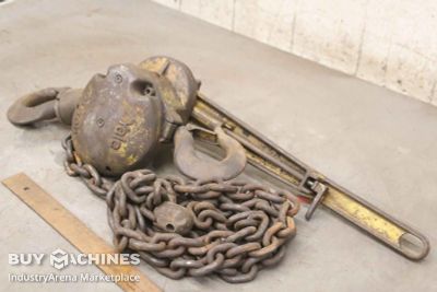 Lever chain hoist 1.5 to Yale Kettenlänge 3 m