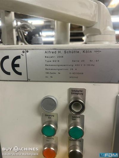 Bar Automatic Lathe - Multi Spindle SCHÜTTE SG 18