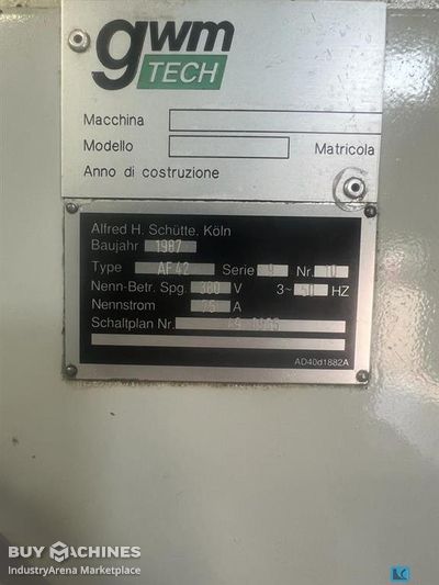 Bar Automatic Lathe - Multi Spindle SCHÜTTE AF42