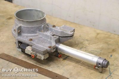 Gate valve pneumatic Schuko Ø 120 mm