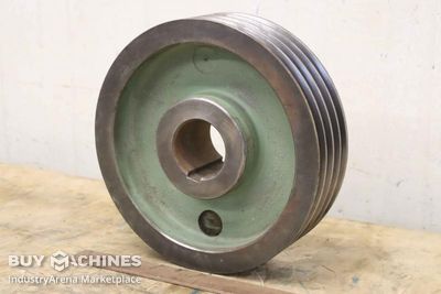 V-belt pulley with 4 grooves Guss SPB 290-4 (17 mm)