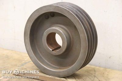 V-belt pulley with 4 grooves Guss SPB 255-4  (17 mm)