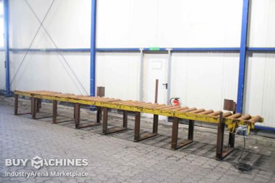 Roller conveyor driven 24 m/min unbekannt 800 x 7000 mm