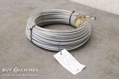 Wire rope Ø4 mm 102 m Stahl 6x7 FC PVC transp.